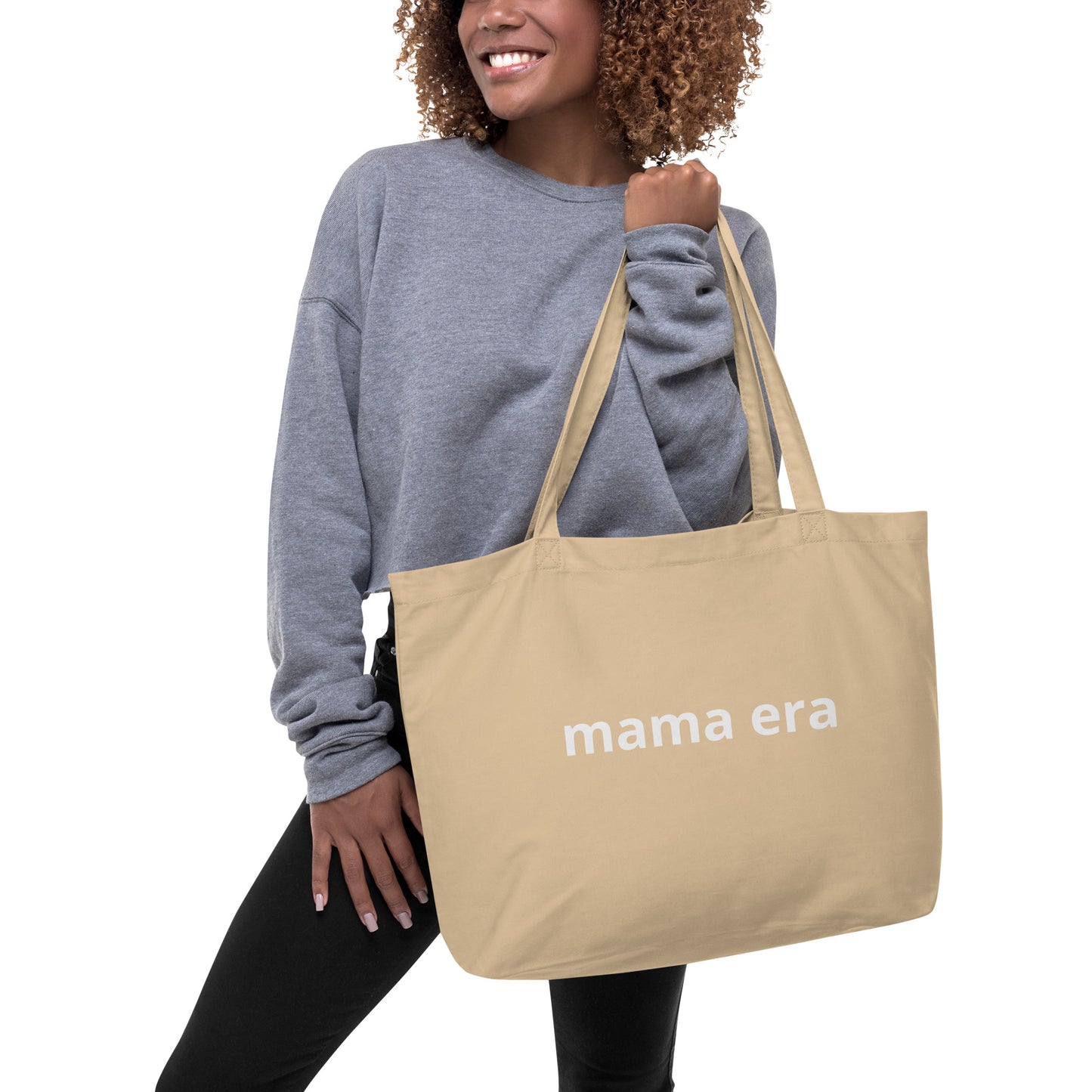 Large organic mama era tote bag